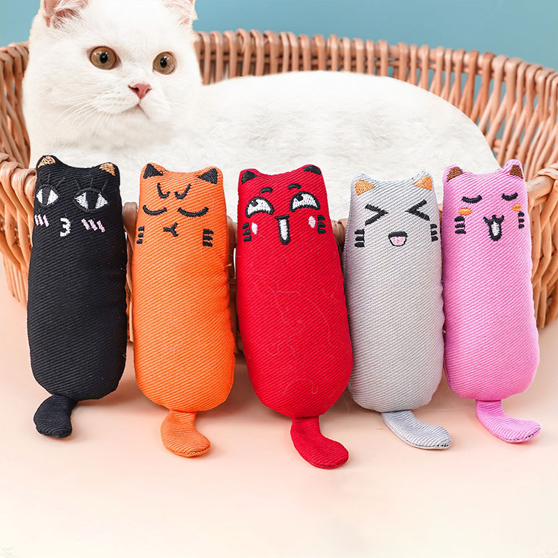Catnip Toys - Cute Rustle Sound Catnip Toy for