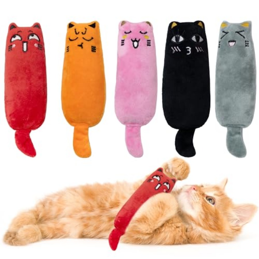 Catnip Toys - 5pcs Catnip Toys, Funny cat Toy,