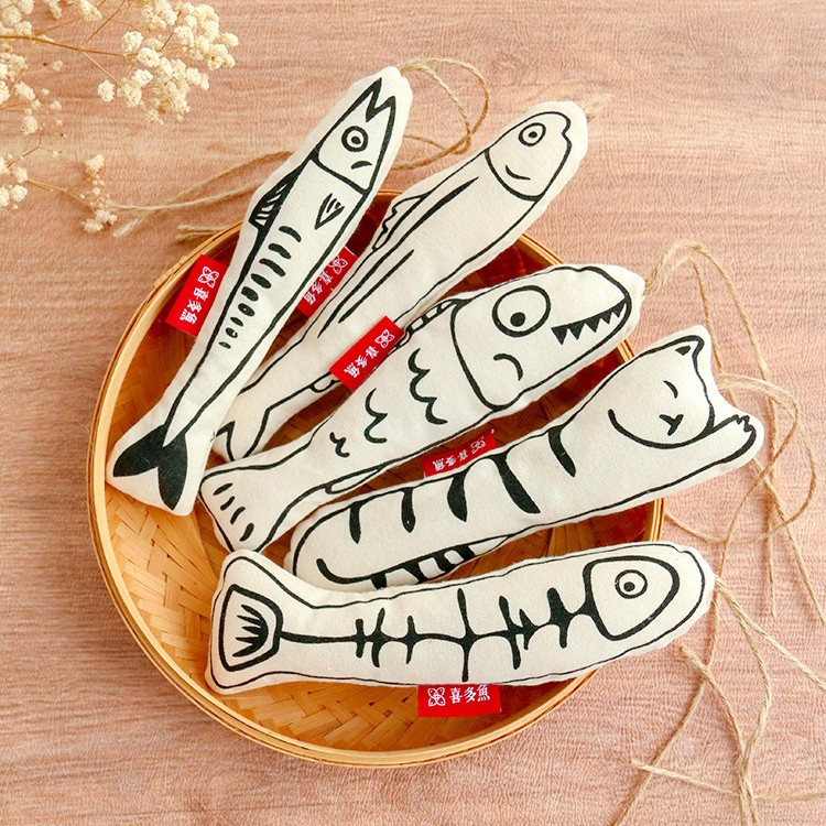 Catnip Toys - Cat Fish Shape Catnip Toy Soft