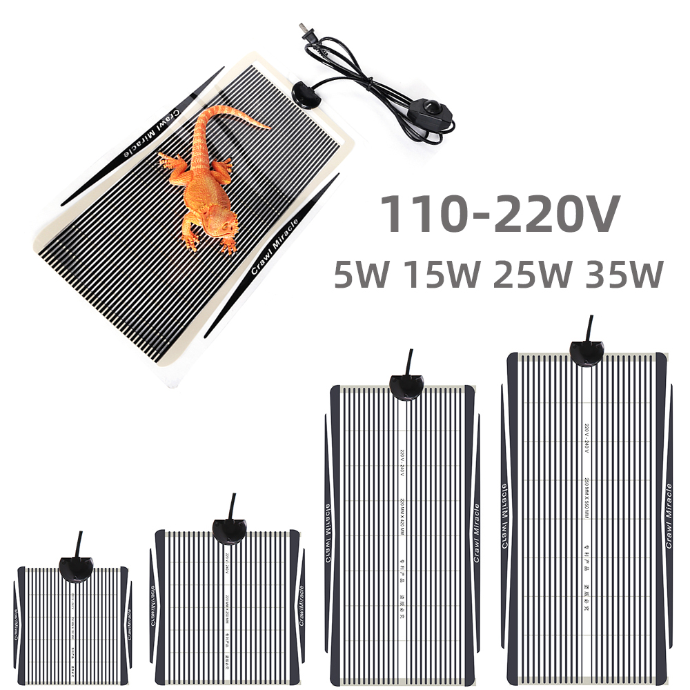 Reptile Heating Mat - 5W-35W Plant Heating Mat Graphene Reptiles