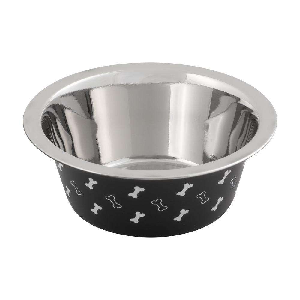 Pet Supplies In - Stainless Steel Dog Bowl with Bone