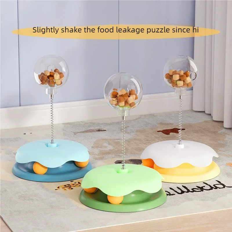 Cat Tunnel Toy - Interactive Cat Turntable Toy Play Tunnel