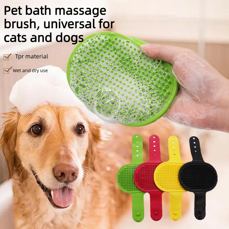 Soft Silicone Pet Bath Brush M - Pet Supplies Warehouse ulasan dan harga