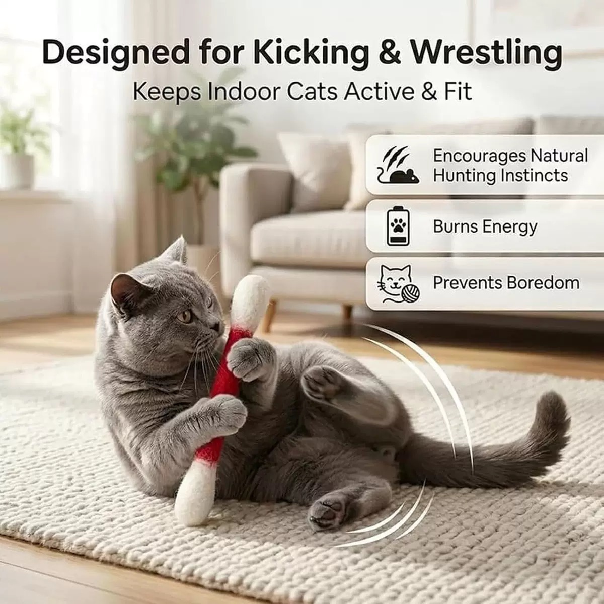 Creative Large Cotton Swab Sha - Catnip Toys ulasan dan harga