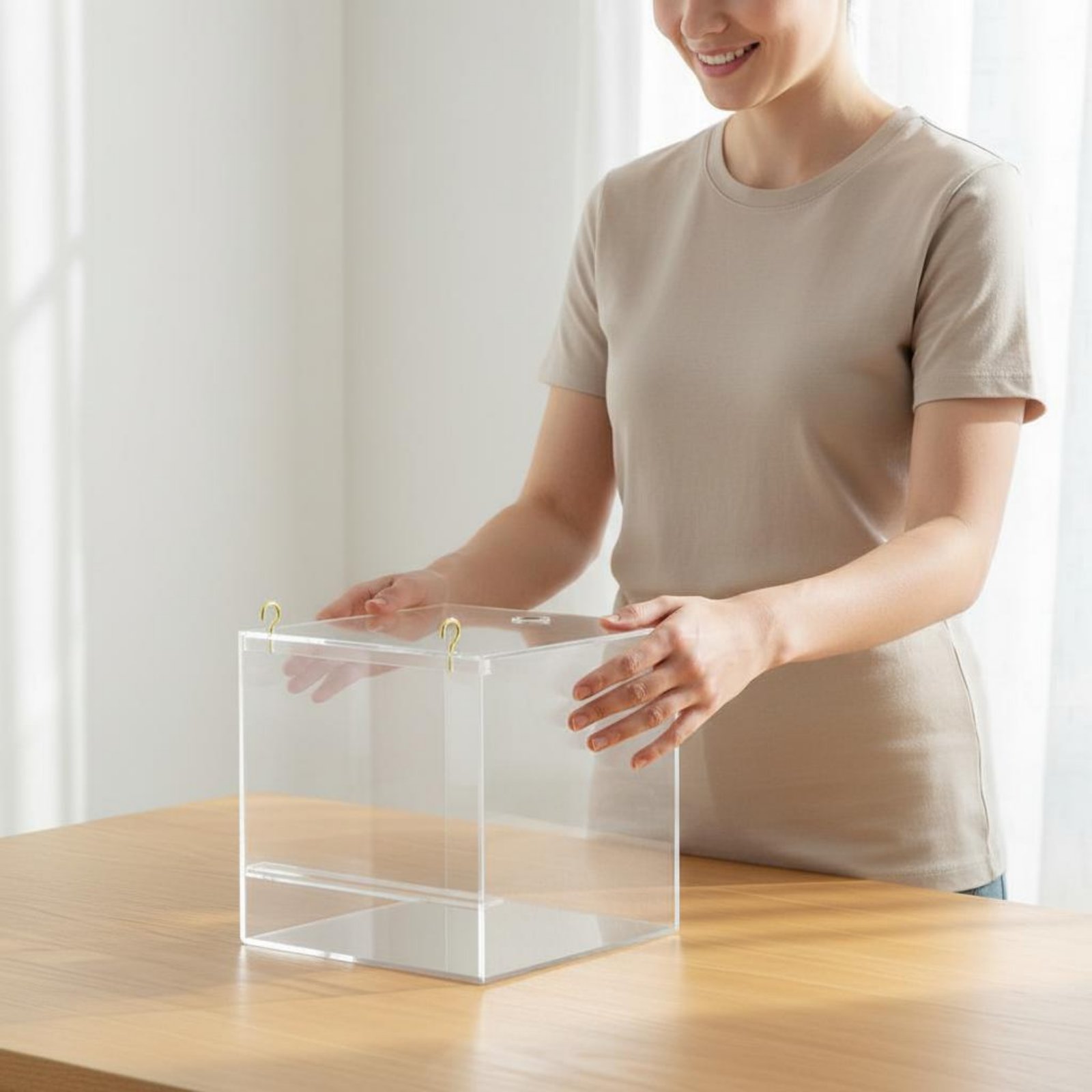 Acrylic Bird Bathing Box Non P - Pet Supplies Us ulasan dan harga