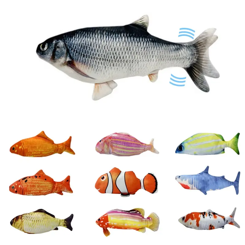 USB Electric Moving Fish Cat T - Catnip Toys ulasan dan harga