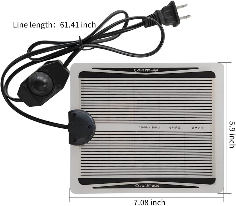 Reptile Heat Pad, Adjustable T - Reptile Heating Mat ulasan dan harga