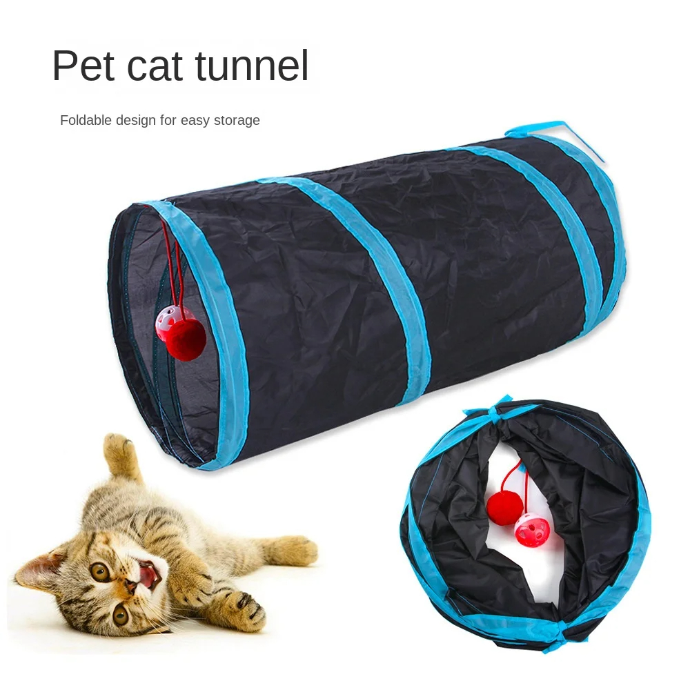 Cat Tunnel Foldable Pet Suppli - Cat Tunnel Toy ulasan dan harga