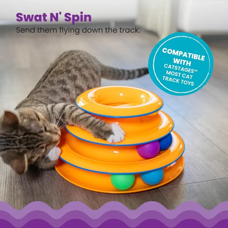 Pet Toy Four-layer Turntable P - Cat Tunnel Toy ulasan dan harga