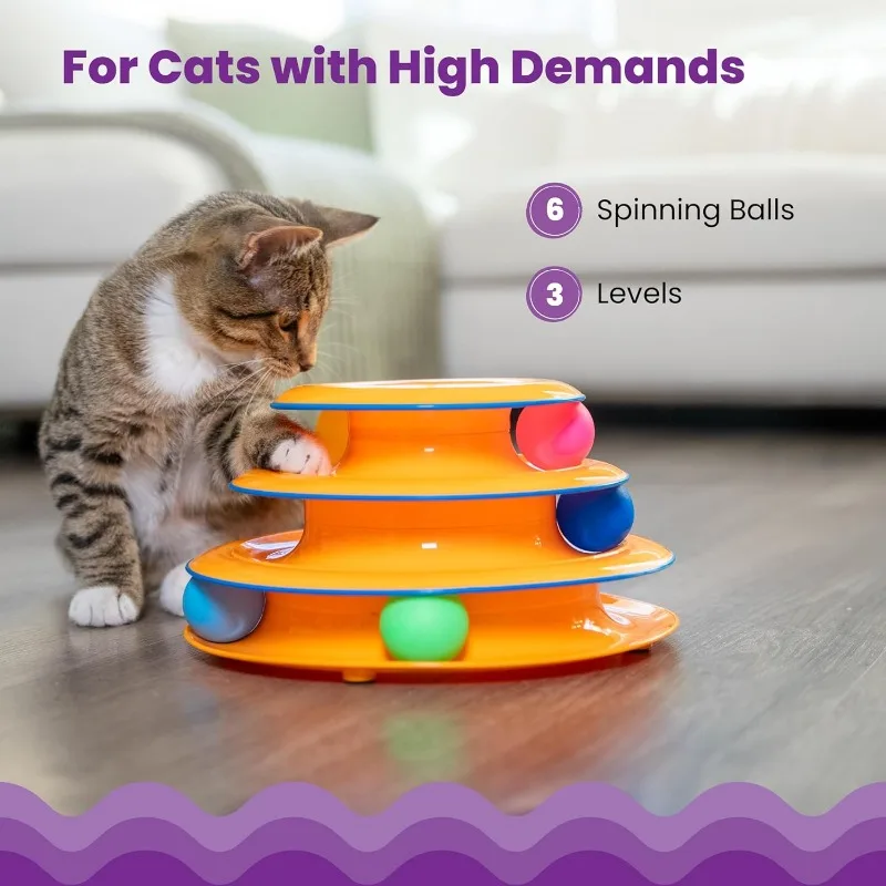 Pet Toy Four-layer Turntable P - Cat Tunnel Toy ulasan dan harga