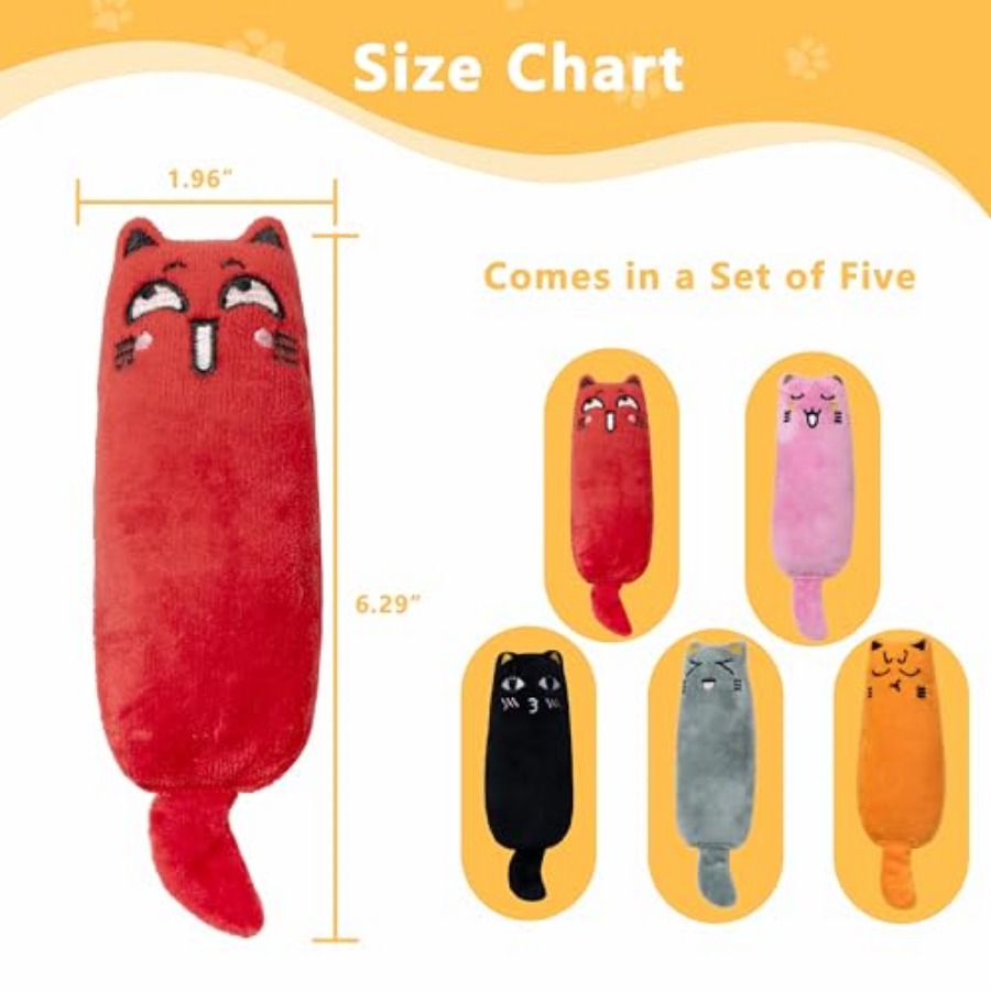 5pcs Catnip Toys, Funny cat To - Catnip Toys ulasan dan harga