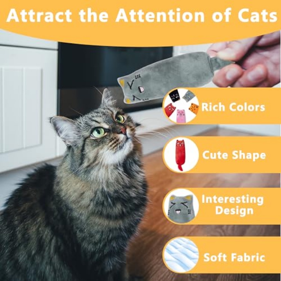 5pcs Catnip Toys, Funny cat To - Catnip Toys ulasan dan harga