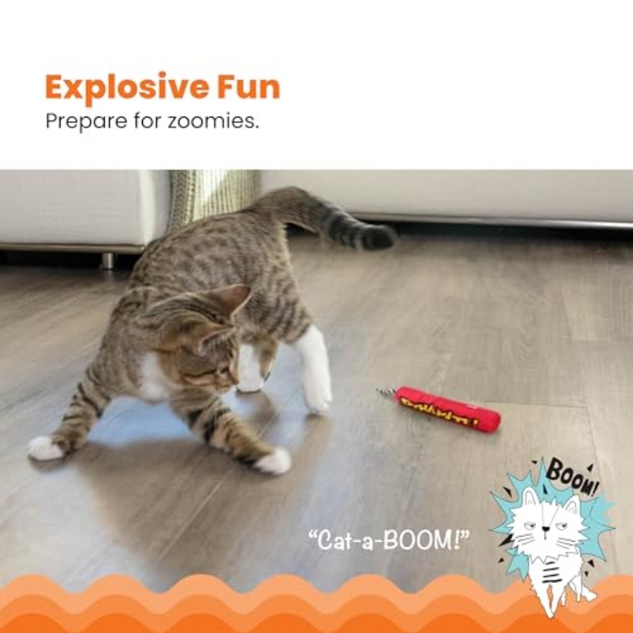 Green Magic Dynamite Stick Cat - Catnip Toys ulasan dan harga