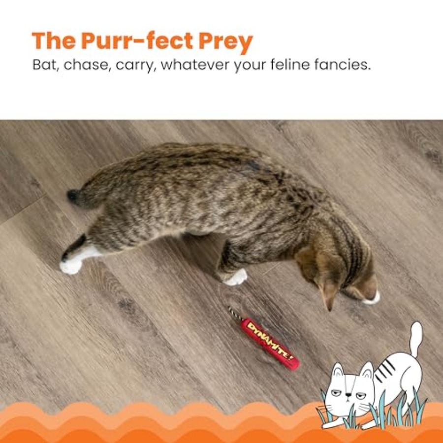 Green Magic Dynamite Stick Cat - Catnip Toys ulasan dan harga