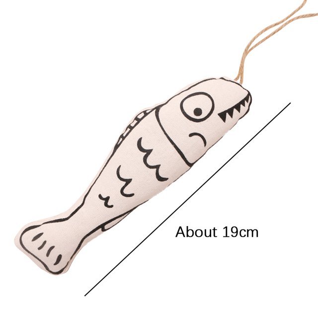 Cat Fish Shape Catnip Toy Soft - Catnip Toys ulasan dan harga