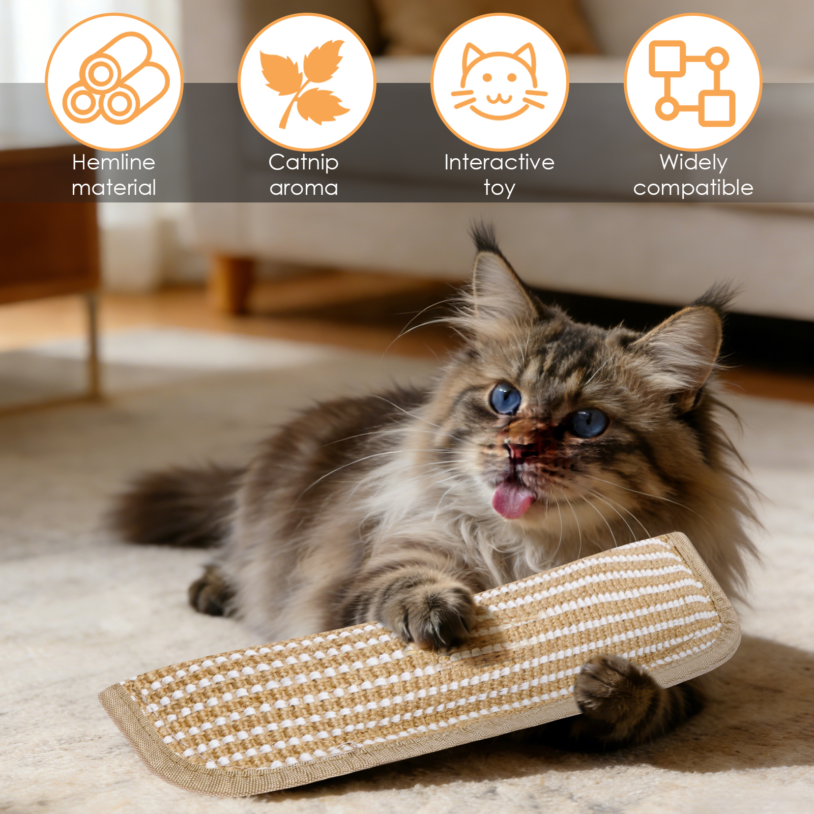 3Pcs Catnip Scratching Pillow  - Catnip Toys ulasan dan harga
