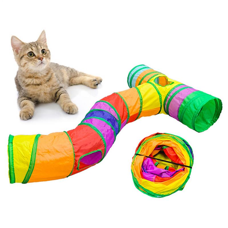 Cat Tubes And Tunnels T Shape  - Cat Tunnel Toy ulasan dan harga