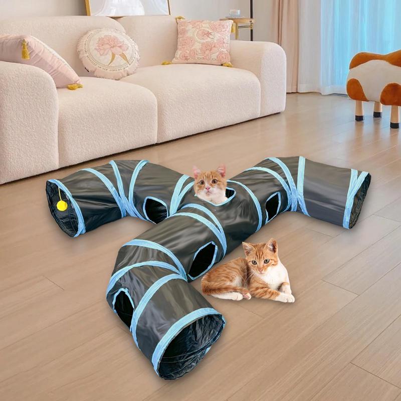 Cat Toy Tunnel Indoor Cat Hide - Cat Tunnel Toy ulasan dan harga