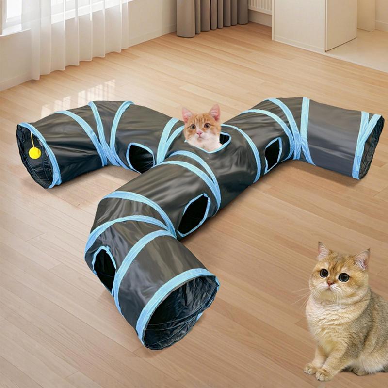 Cat Toy Tunnel Indoor Cat Hide - Cat Tunnel Toy ulasan dan harga