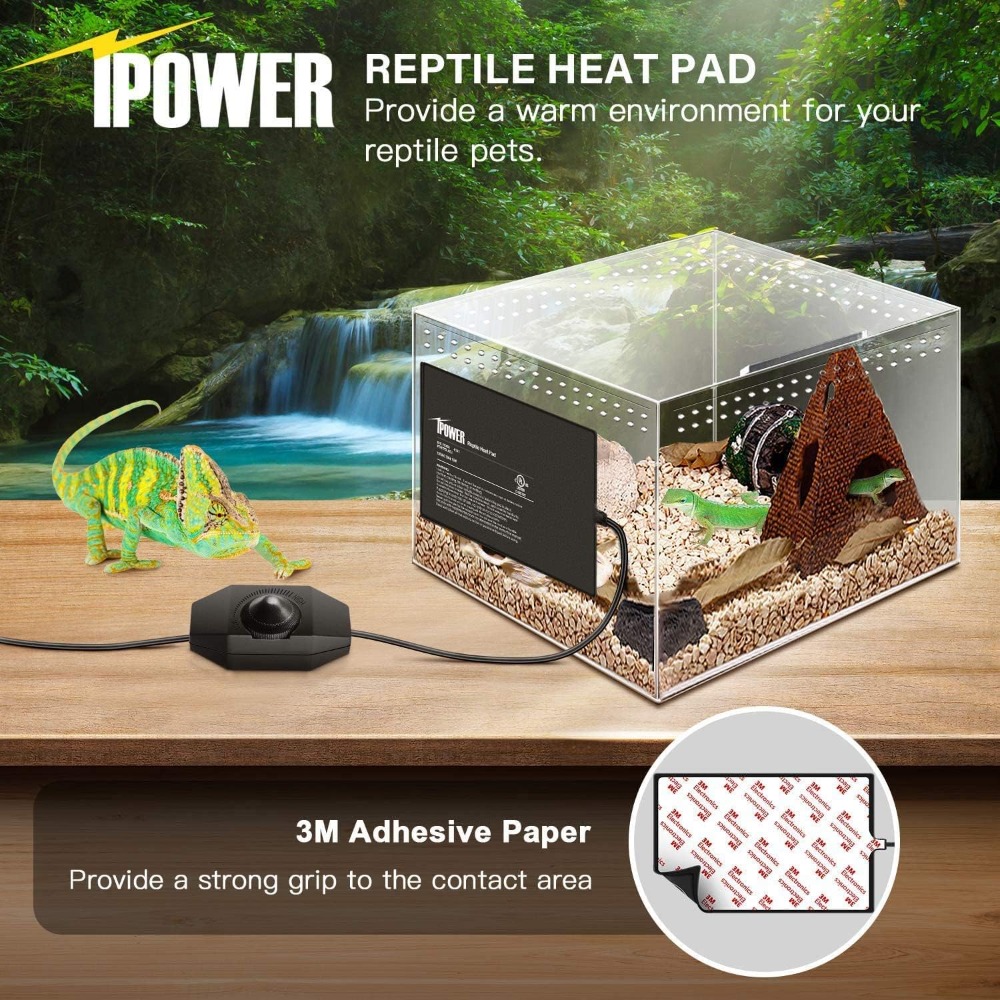 8x12 Inch 16W Reptile Heating  - Reptile Heating Mat ulasan dan harga