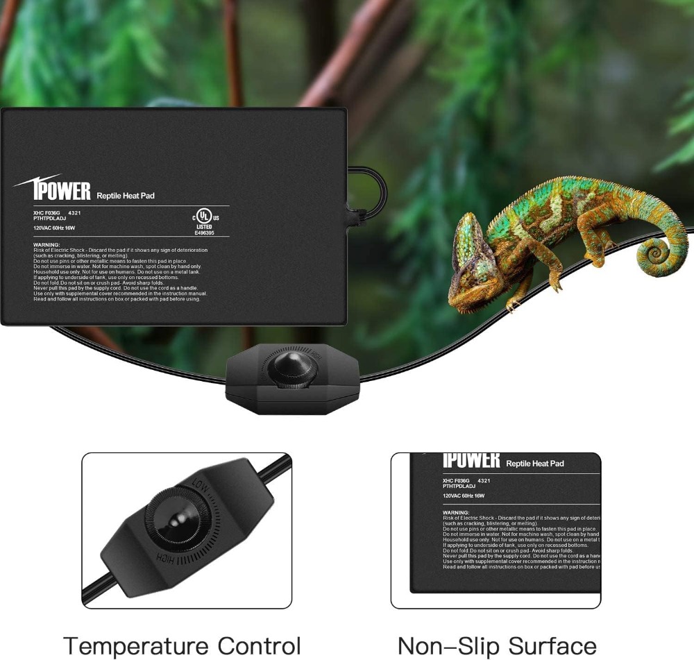 8x12 Inch 16W Reptile Heating  - Reptile Heating Mat ulasan dan harga