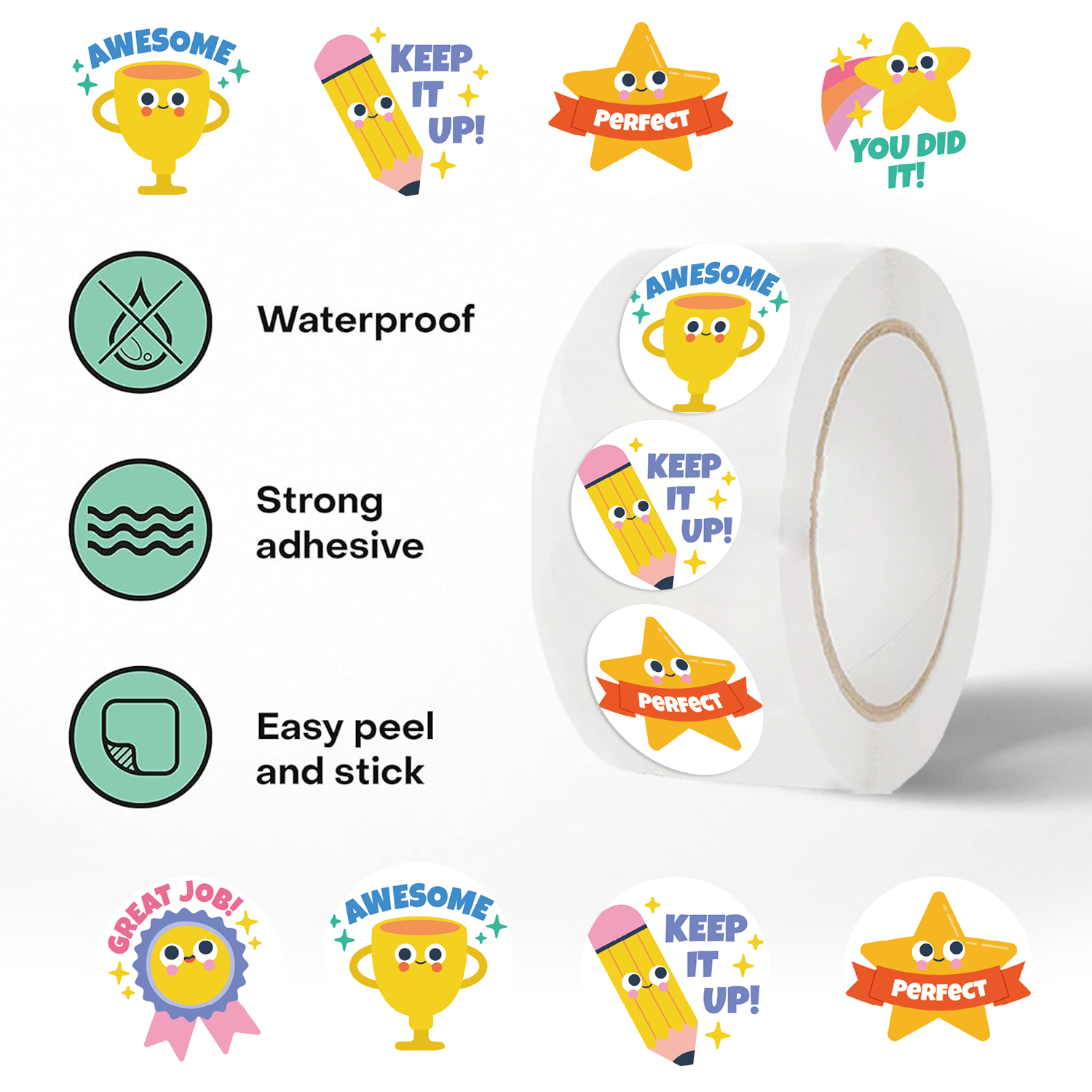 500PCS Star Reward Stickers Ro - Pet Supplies Rewards ulasan dan harga