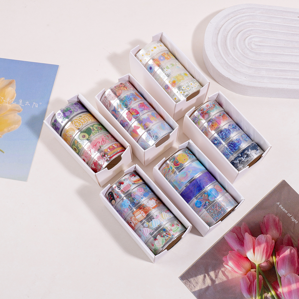 5 Rolls Clear PET Washi Tape S - Pet Supplies Us ulasan dan harga