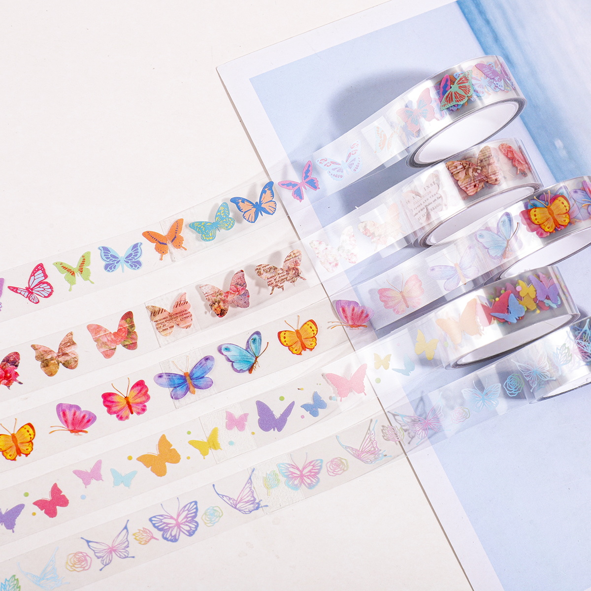 5 Rolls Clear PET Washi Tape S - Pet Supplies Us ulasan dan harga