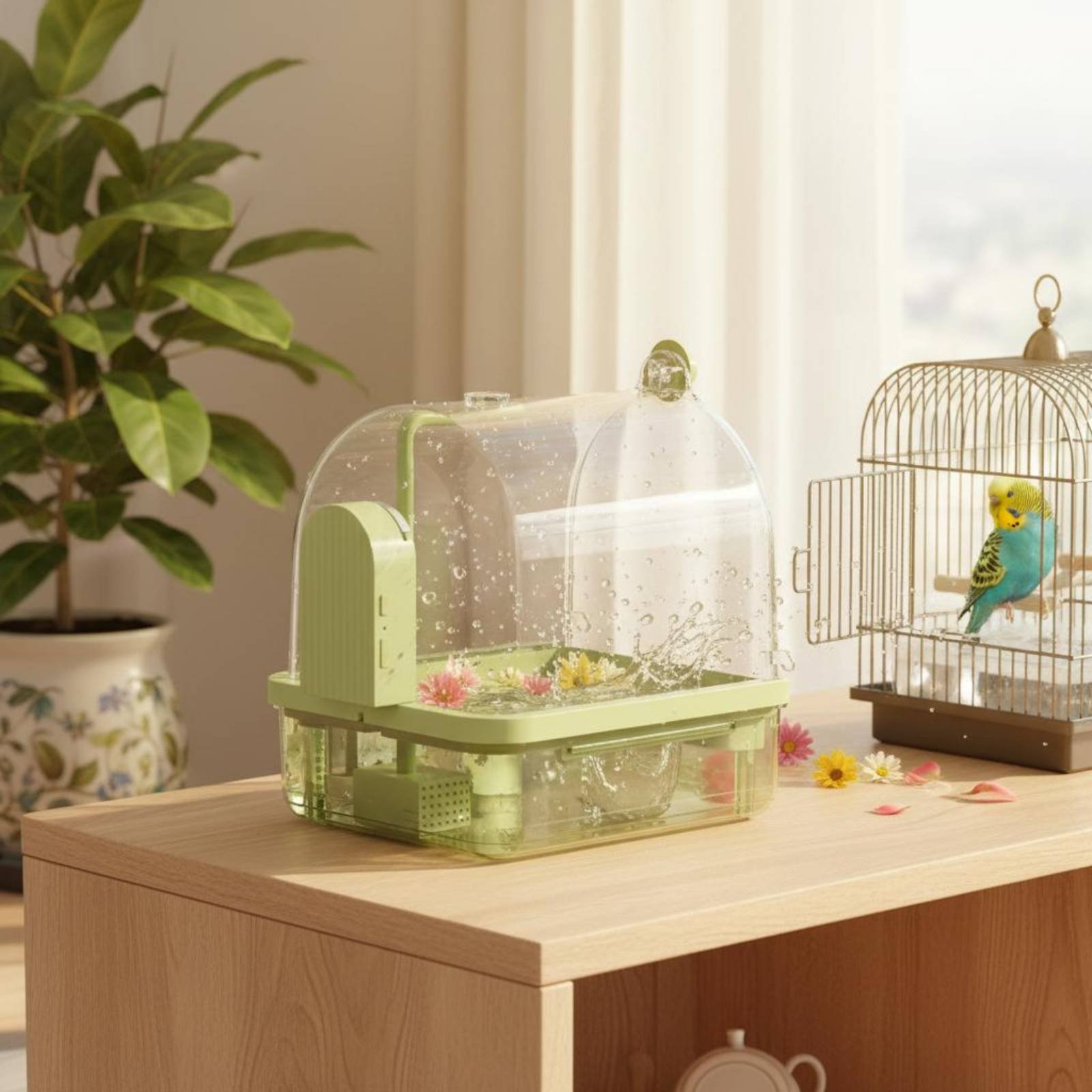 Automatic Bird Bath Wireless S - Pet Supplies Us ulasan dan harga