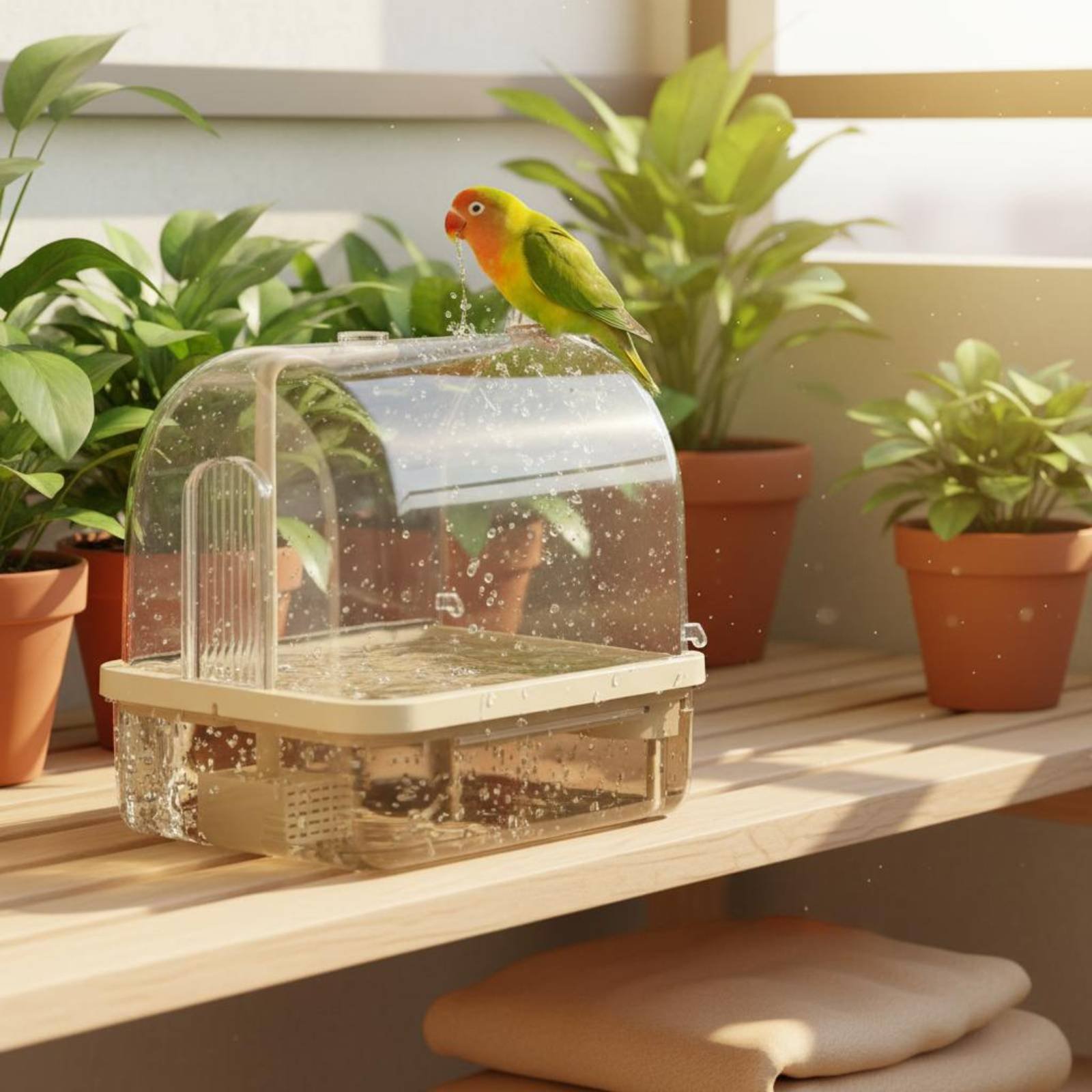 Automatic Bird Bath Wireless S - Pet Supplies Us ulasan dan harga