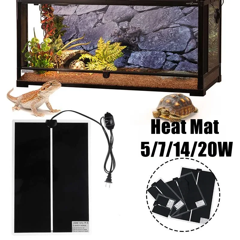 5W-20W 110V Heating Warm Pad f - Reptile Heating Mat ulasan dan harga