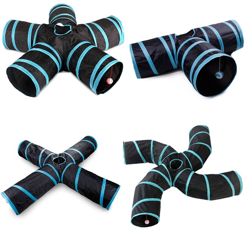 Indoor 2/3/4 5-way Collapsible - Cat Tunnel Toy ulasan dan harga