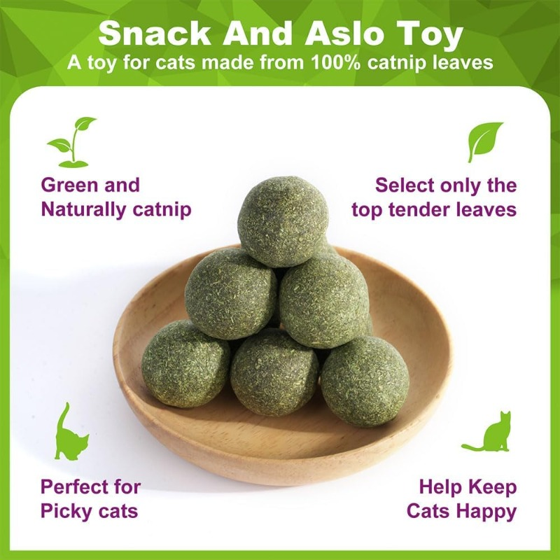 5/10/20Pcs Natural Catnip Ball - Catnip Toys ulasan dan harga
