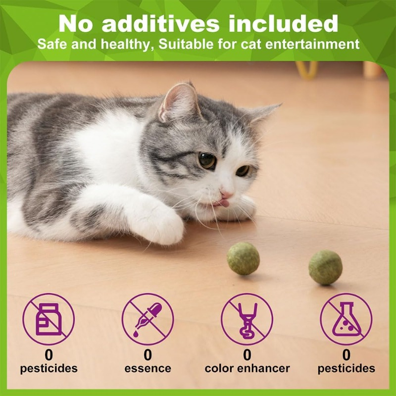 5/10/20Pcs Natural Catnip Ball - Catnip Toys ulasan dan harga