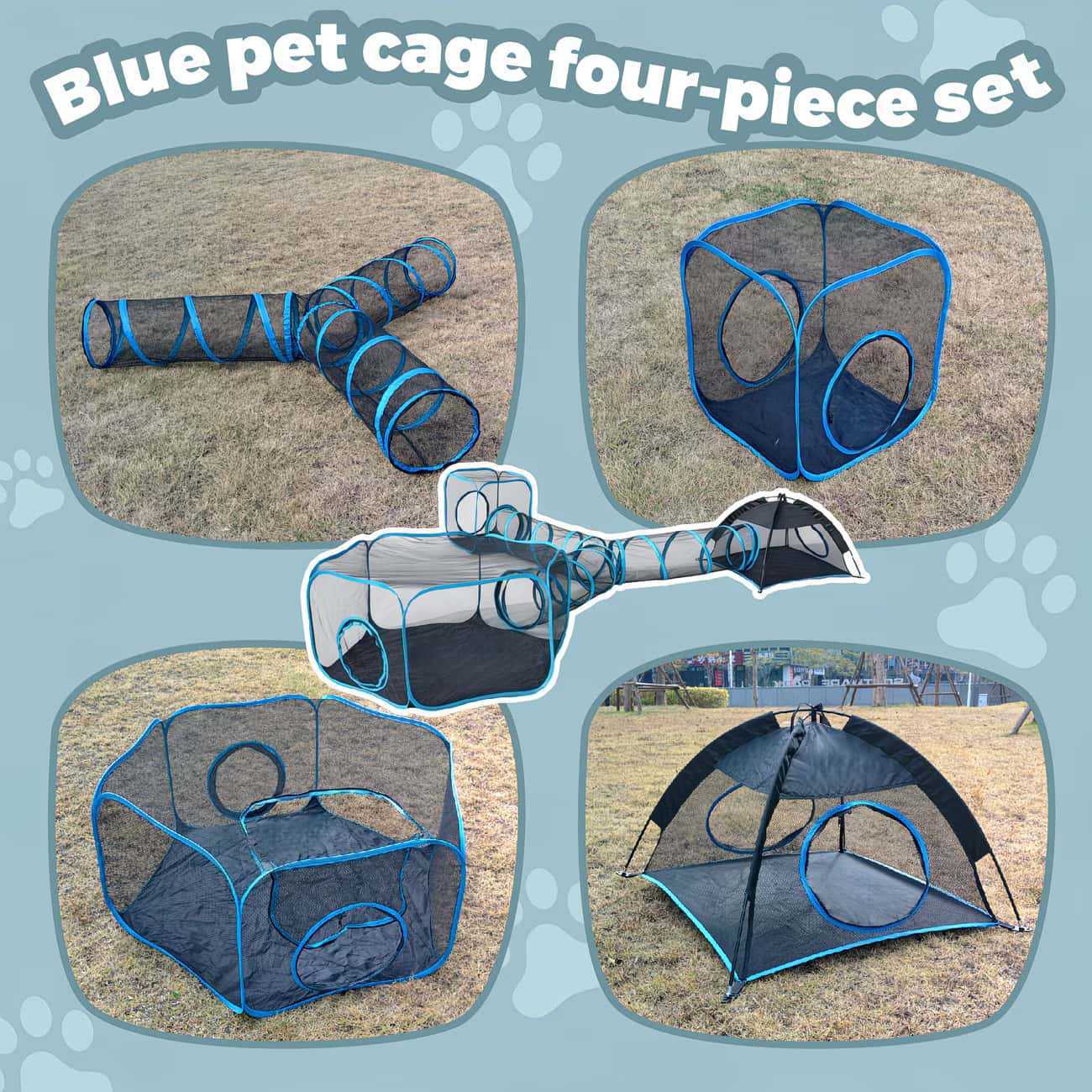 Foldable Portable Breathable P - Cat Tunnel Toy ulasan dan harga