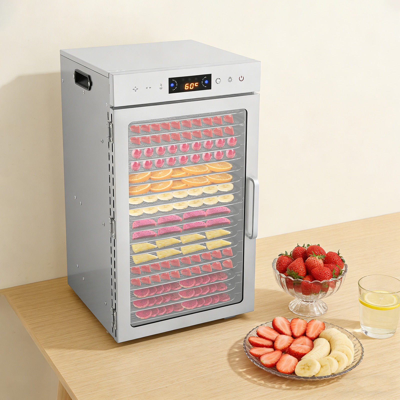 18 Trays Food Dehydrator 304 2 - Pet Supplies In ulasan dan harga