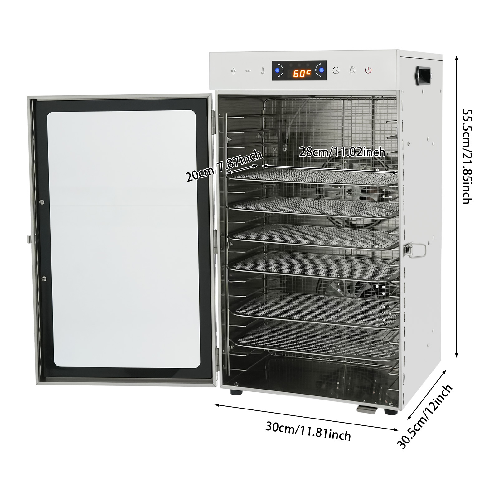 18 Trays Food Dehydrator 304 2 - Pet Supplies In ulasan dan harga