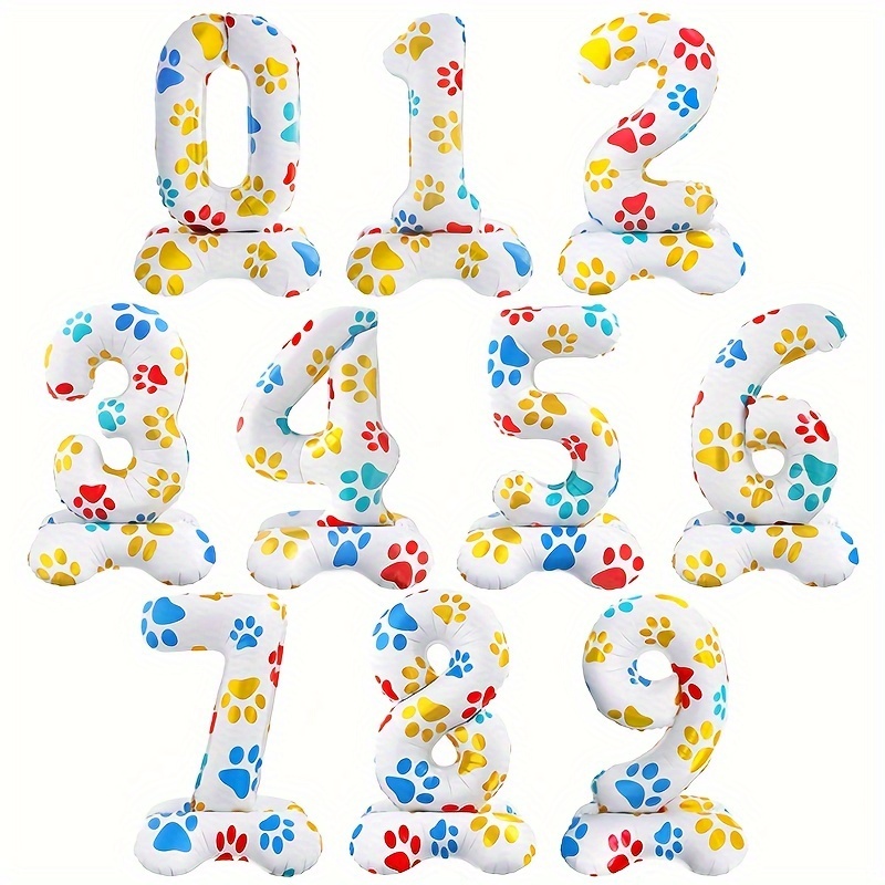 1Pc 16 Inch White Standing Num - Pet Supplies Warehouse ulasan dan harga