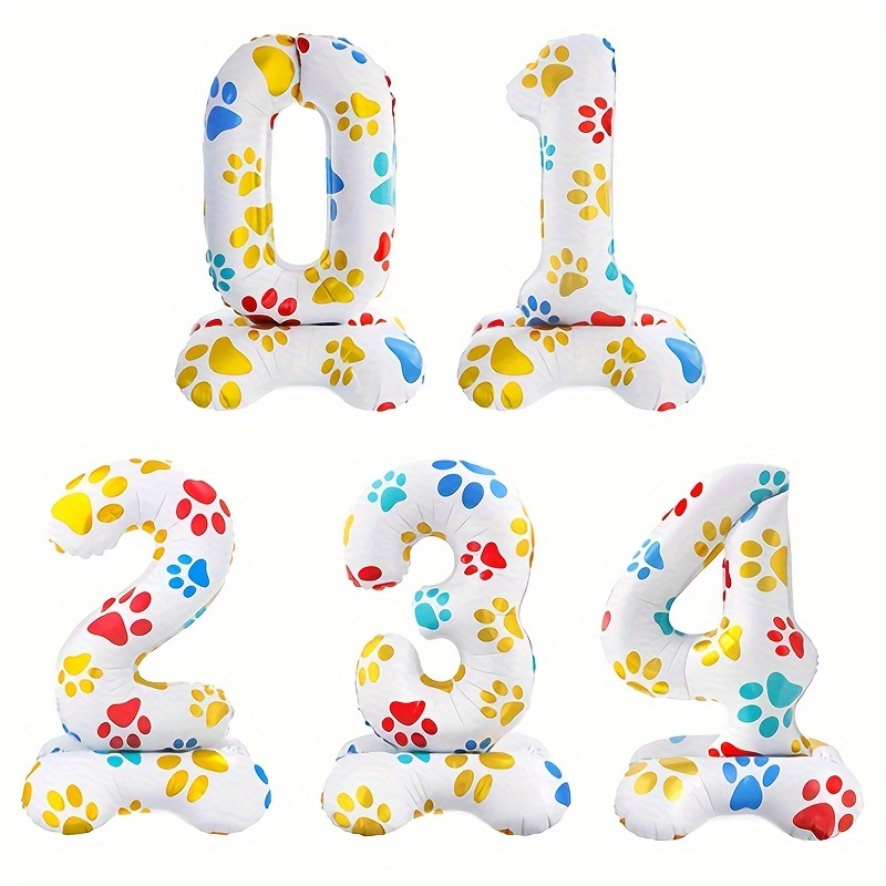 1Pc 16 Inch White Standing Num - Pet Supplies Warehouse ulasan dan harga