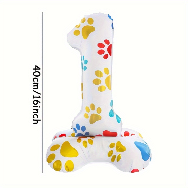 1Pc 16 Inch White Standing Num - Pet Supplies Warehouse ulasan dan harga