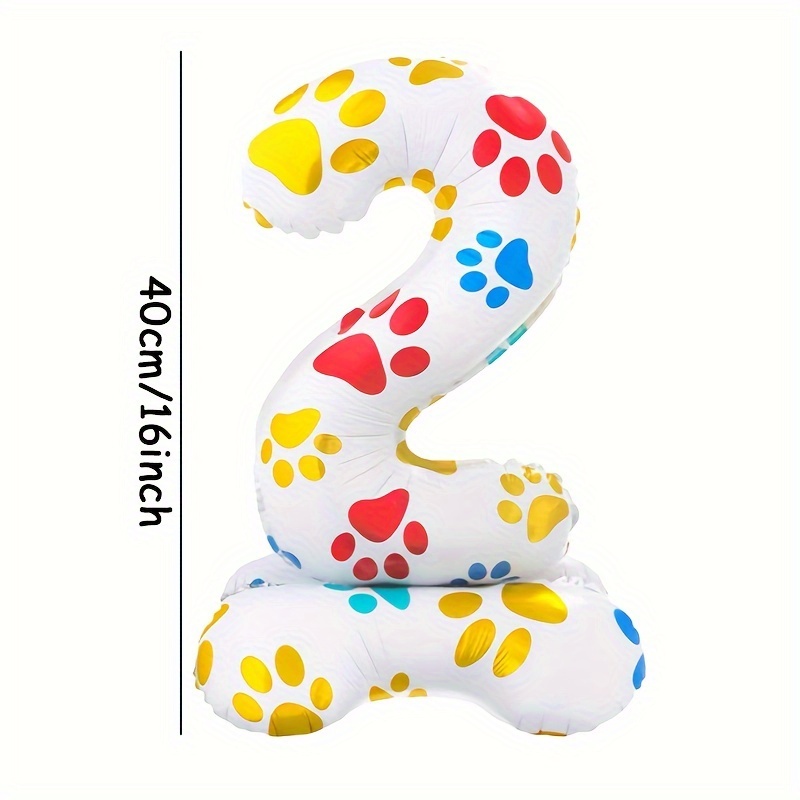 1Pc 16 Inch White Standing Num - Pet Supplies Warehouse ulasan dan harga