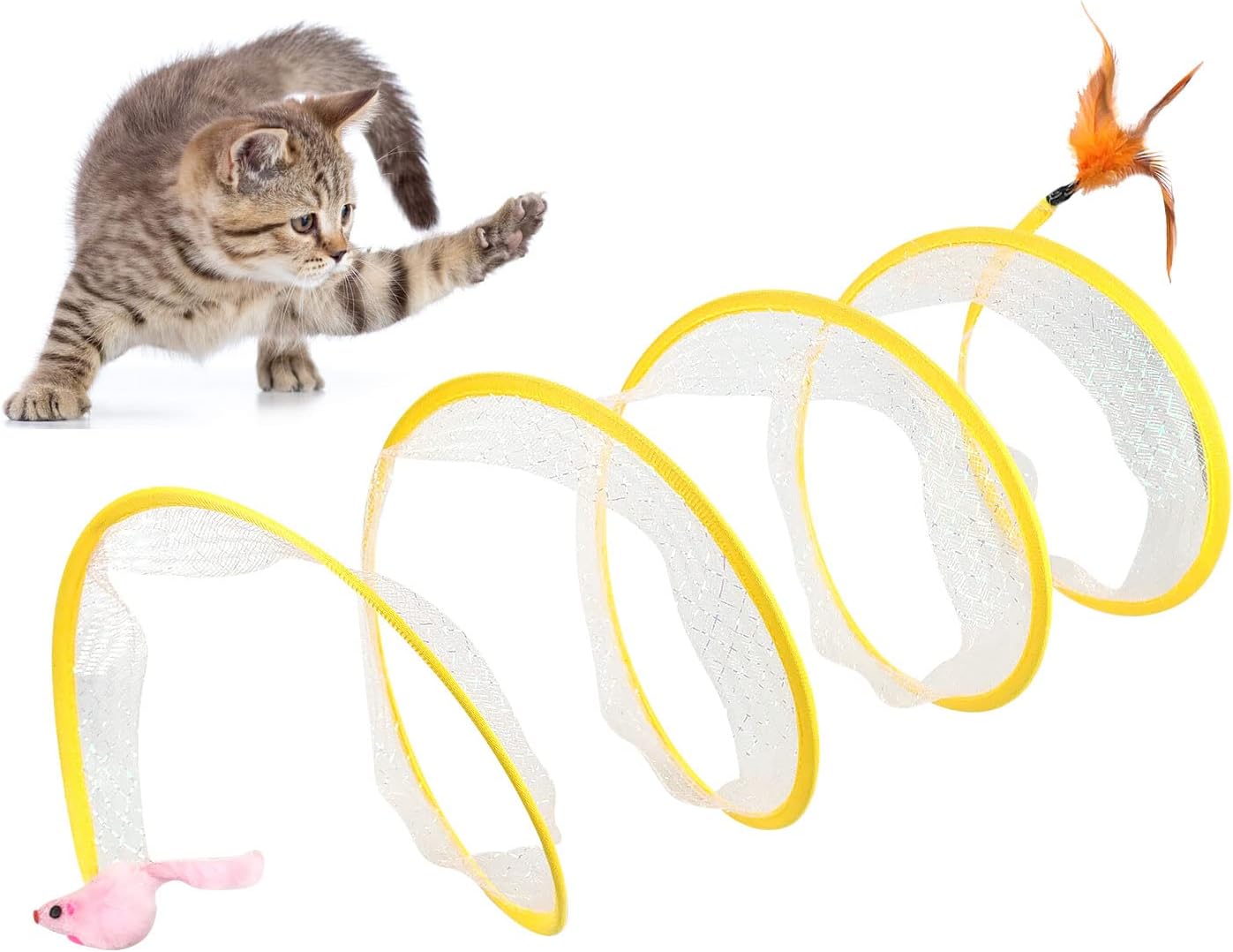 Folded Cat Tunnel S Type Cats  - Cat Tunnel Toy ulasan dan harga
