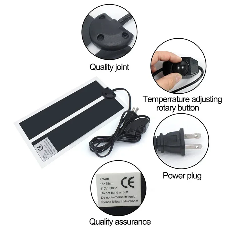 5W/14W/20W Pet Heating Pad Rep - Reptile Heating Mat ulasan dan harga