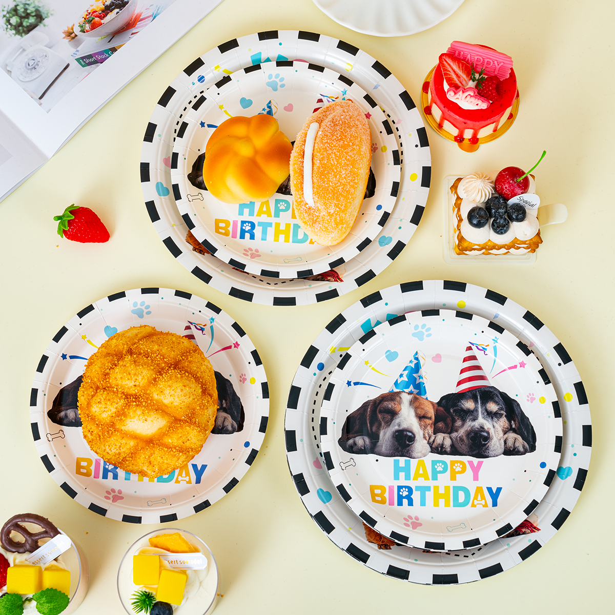 10/25/50pcs Dog Themed Happy B - Pet Supplies Us ulasan dan harga