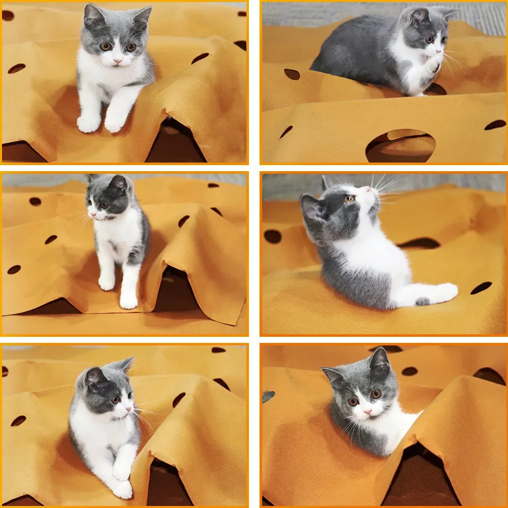 Cat Playing Game Mat Pet Toys  - Cat Tunnel Toy ulasan dan harga