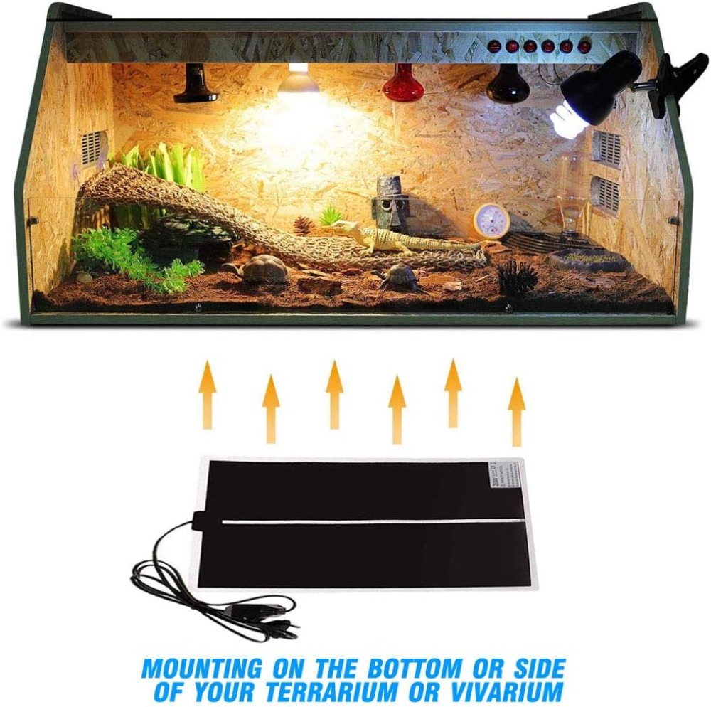 Reptile Heating Pad with Temp  - Reptile Heating Mat ulasan dan harga