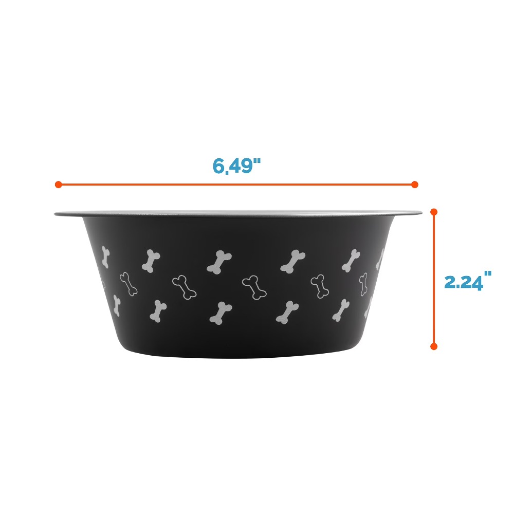 Stainless Steel Dog Bowl with  - Pet Supplies In ulasan dan harga