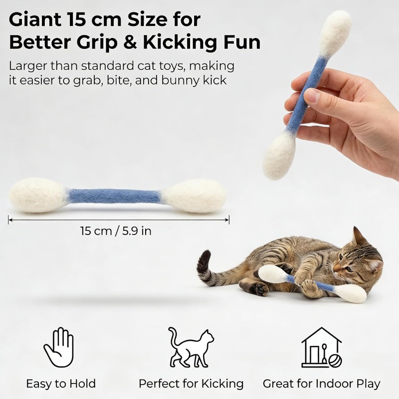 1/6 PCS Cat Interactive Stick  - Catnip Toys ulasan dan harga
