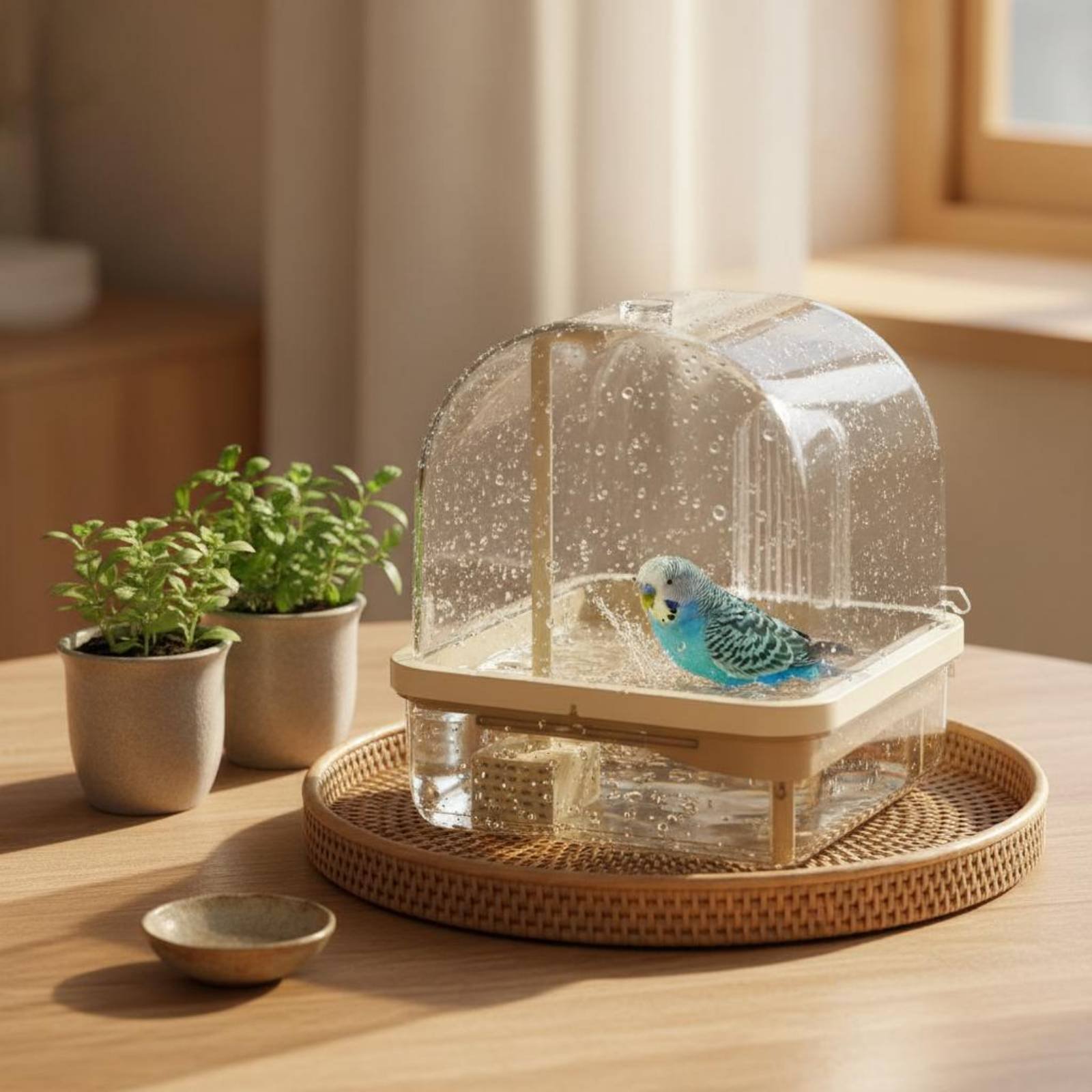 Hanging Avian Shower Transpare - Pet Supplies Us ulasan dan harga