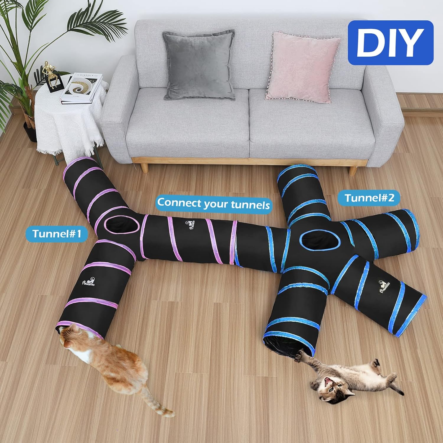 Pawaboo Cat Toys Cat Tunnel Tu - Cat Tunnel Toy ulasan dan harga